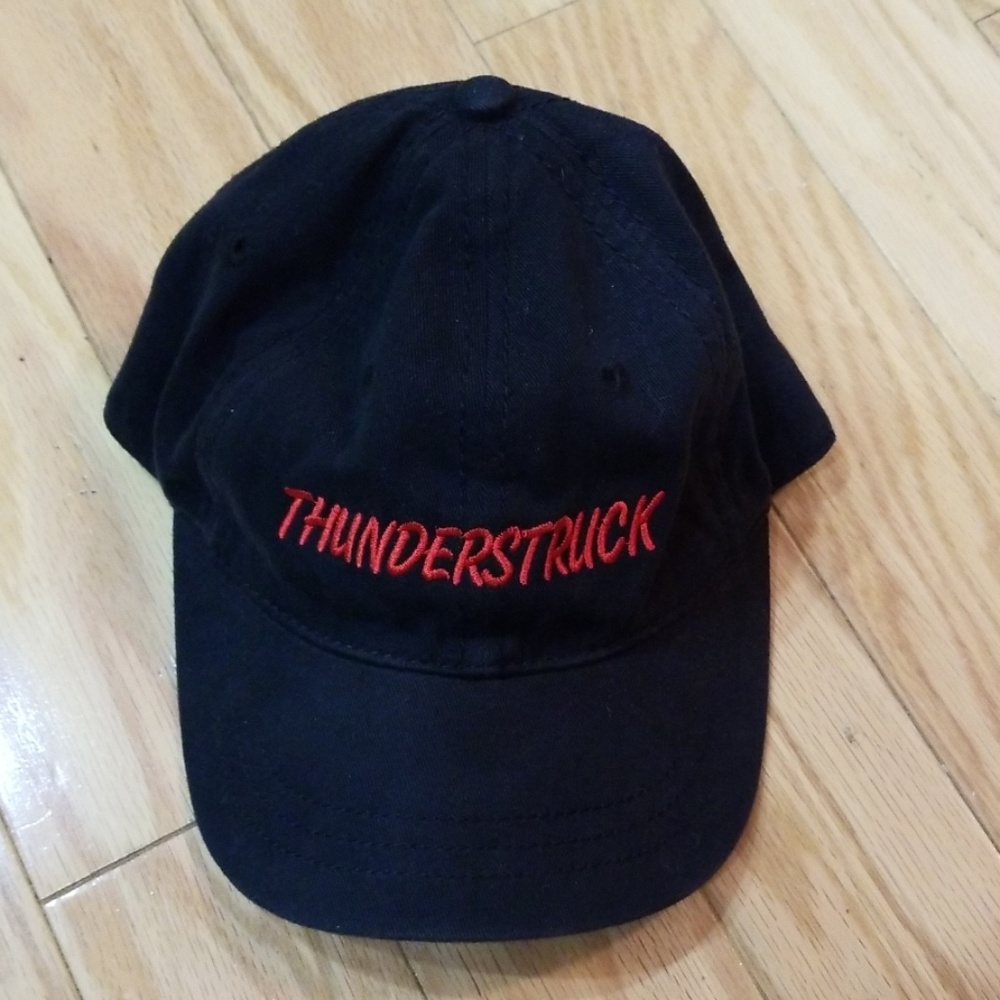 Thunderstruck Red and Black Hat